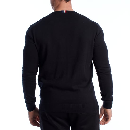 Herren Rundhalsausschnitt Strickpullover US40173038 - Image 5