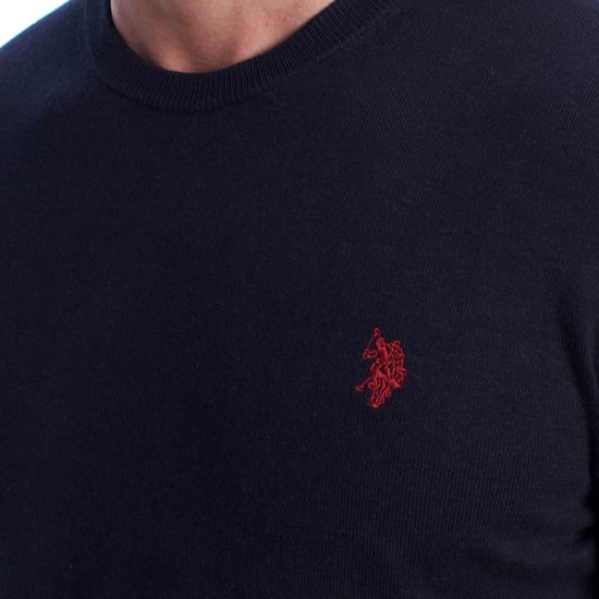 Herren Strickpullover mit Rundhalsausschnitt US40173035 - Image 2