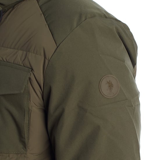 Herren gefütterte Parkajacke mit Kapuze US40127016 - Image 2
