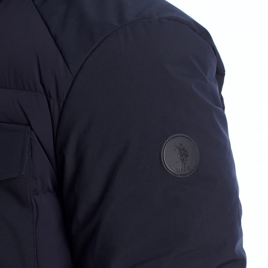 Herren gepufferte Parkajacke US40127005 - Image 2