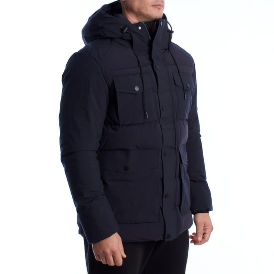 Herren gepufferte Parkajacke US40127005 - Image 4