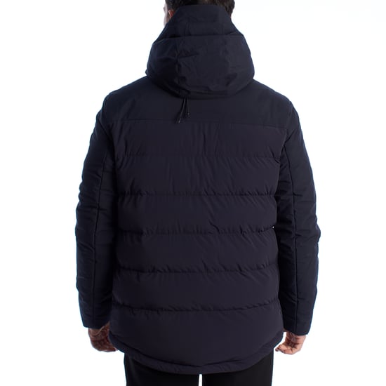 Herren gepolsterte Parka-Jacke mit Kapuze US40127016 - Image 4