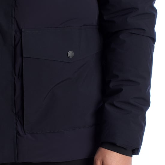 Herren gepolsterte Parka-Jacke mit Kapuze US40127016 - Image 5