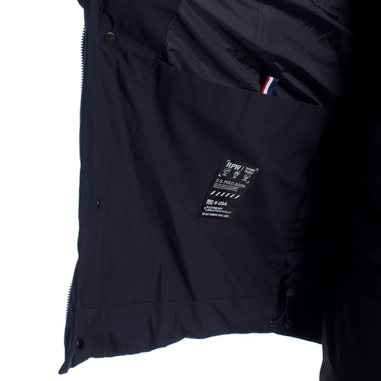Herren gepolsterte Parka-Jacke mit Kapuze US40127016 - Image 6