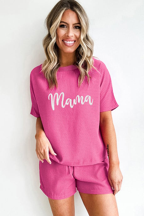Mama Waffle-Strick Loungewear-Set - Image 5