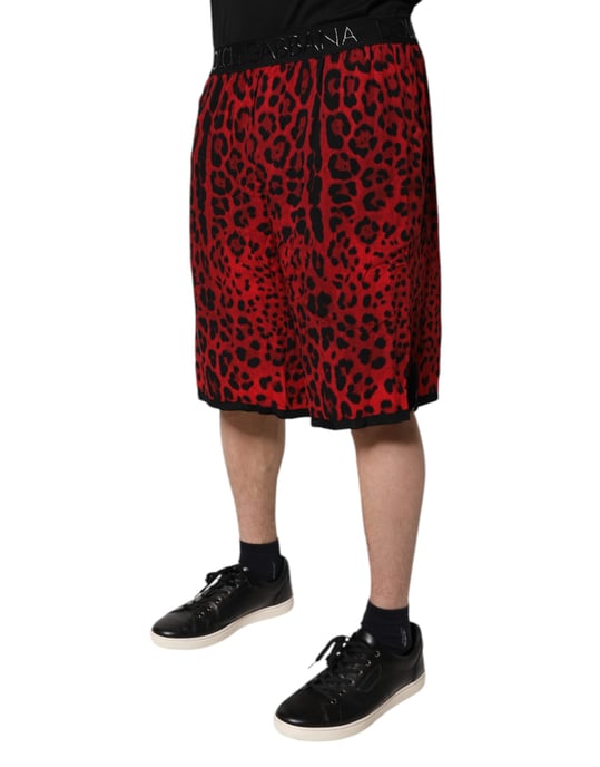 Leopardenmuster Freizeitshorts - Image 3