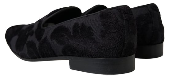 Samtloafer mit floralem Muster - Image 2