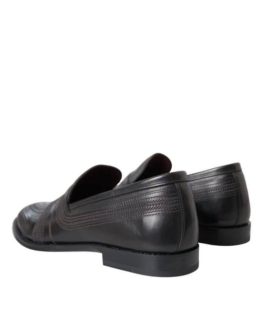 Leder Slipper mit besticktem Design - Image 4