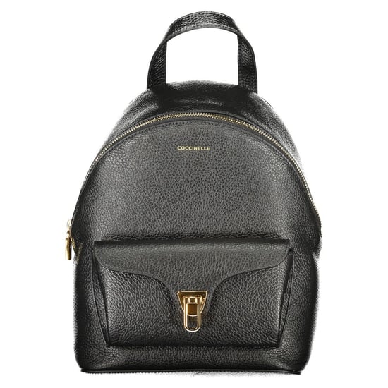 Schwarzer Leder-Rucksack - Image 1