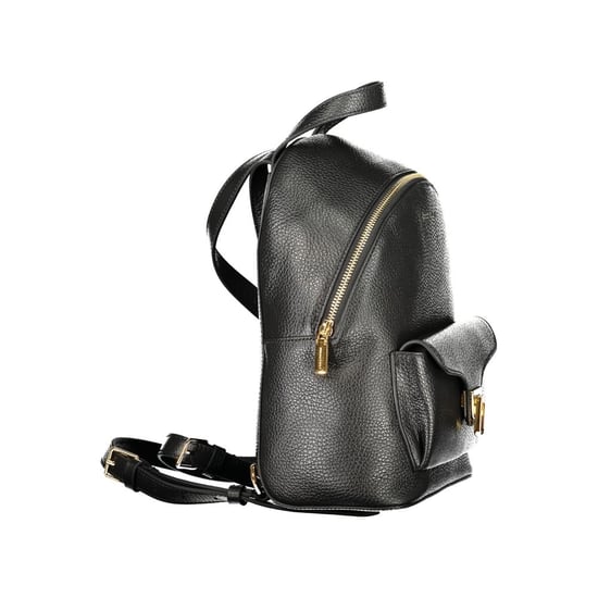 Schwarzer Leder-Rucksack - Image 2