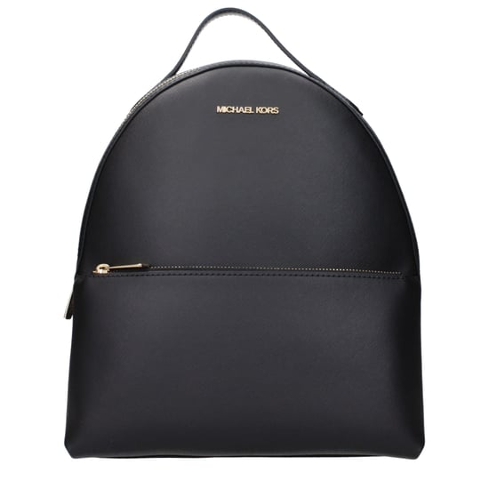 Schwarzer Leder-Rucksack - Image 1