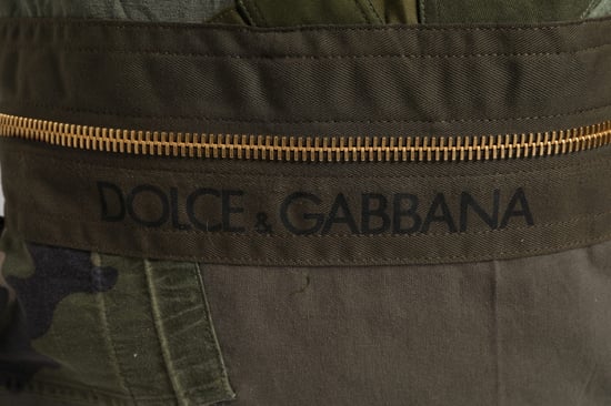 Militärgrüner Patchwork-Rucksack - Image 5
