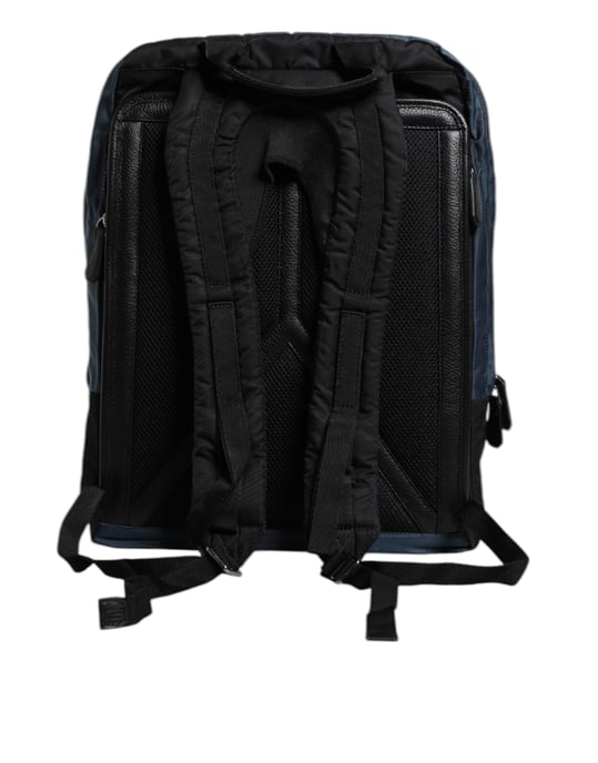 Schwarzer Nylon DG Logo Schulrucksack - Image 3