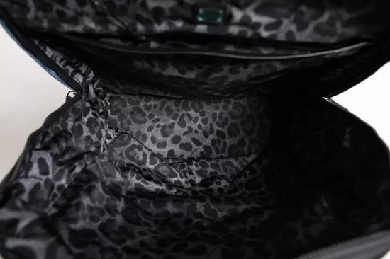 Schwarzer Nylon DG Logo Schulrucksack - Image 5