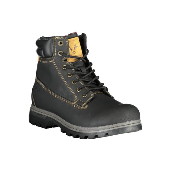Schwarze Lederstiefel Schnürstil - Image 2