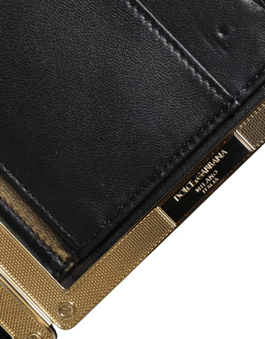 Mehrfarbige Blumen Goldrahmen Clutch Abendtasche - Image 4