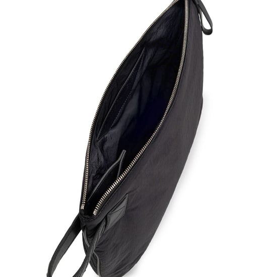 Schwarze Nylon-Clutch Tasche - Image 4