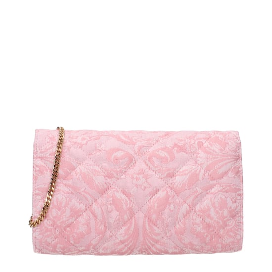 Rosa Stoff-Clutch - Image 2