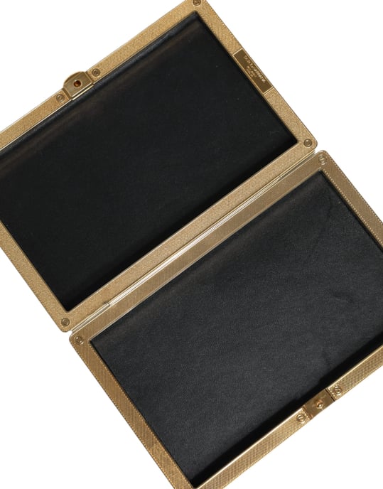 Goldene Kristall-Bifold-Clutch Abendparty Damenhandtasche - Image 5