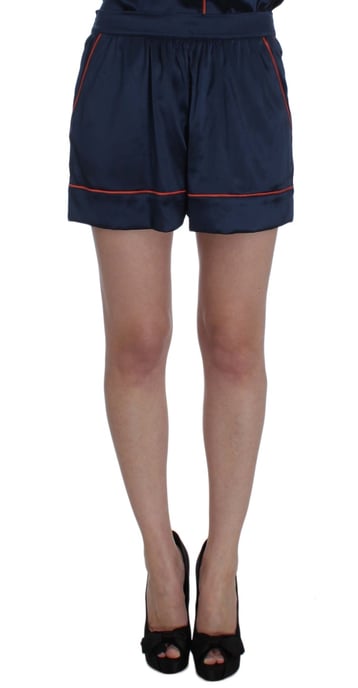 Seiden-Shorts mit orangefarbenem Besatz - Image 1