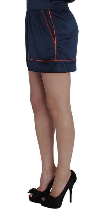 Seiden-Shorts mit orangefarbenem Besatz - Image 2