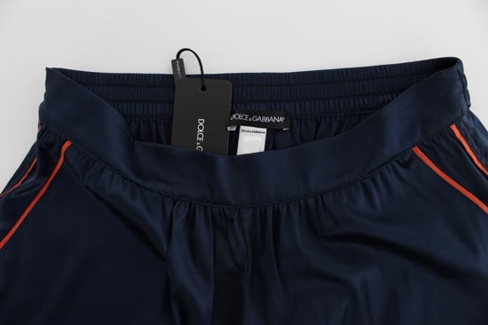 Seiden-Shorts mit orangefarbenem Besatz - Image 5