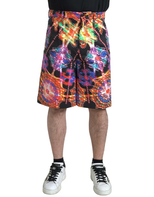 Lässige Shorts mit mehrfarbigem Druck - Image 1
