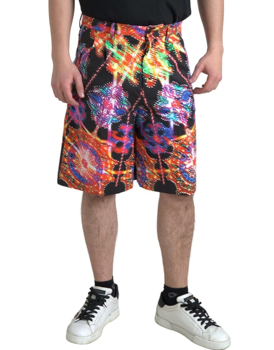 Lässige Shorts mit mehrfarbigem Druck - Image 3