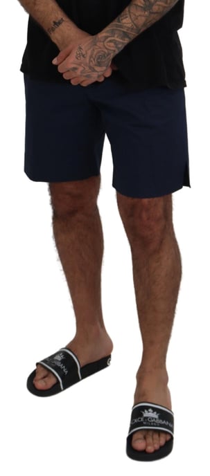 Marineblaue Klassische Shorts - Image 3