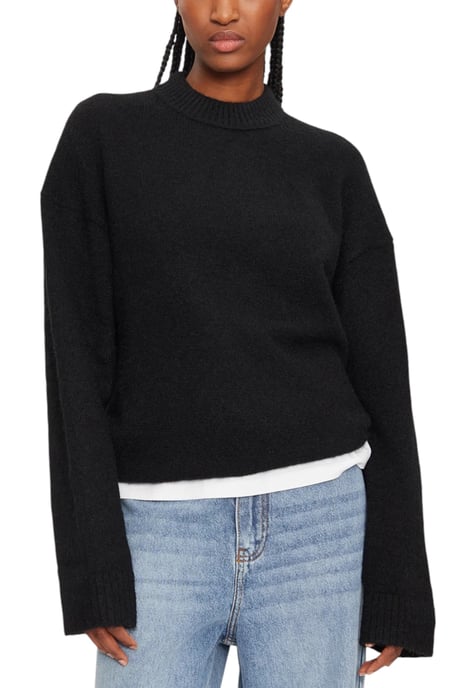 Stehkragen Relaxed Fit Pullover - Image 1