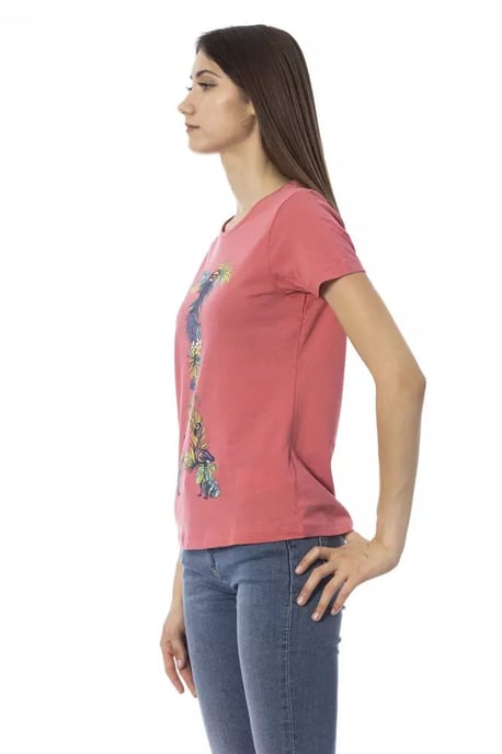 Blumen T-Shirt Kurzarm Rundhals Tee - Image 2