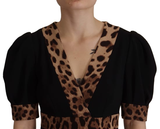 Dolce Gabbana Kleid Leopardenmuster Minikleid - Image 3