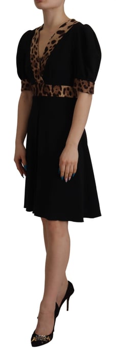 Dolce Gabbana Kleid Leopardenmuster Minikleid - Image 4