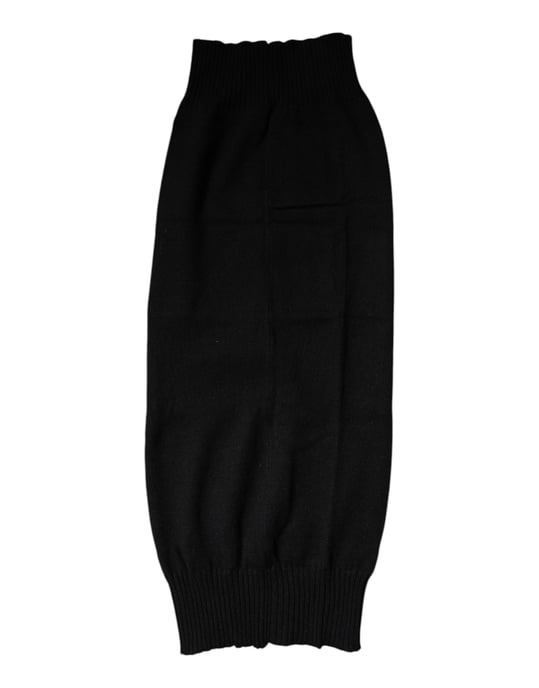 Schwarzer Cashmere Gestrickter Nackenwärmer Schal - Image 3