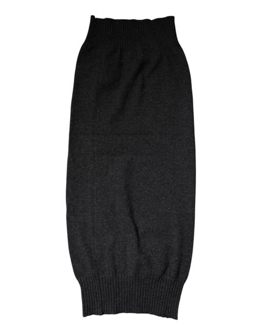 Schwarzer Cashmere Gestrickter Halswärmer Foulard Schal - Image 3