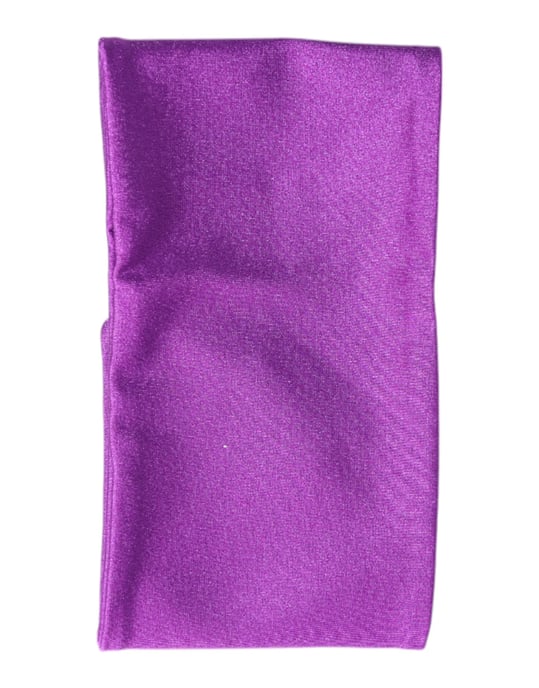 Lila Nylon Stretch Damen Nackenwärmer Schal - Image 3