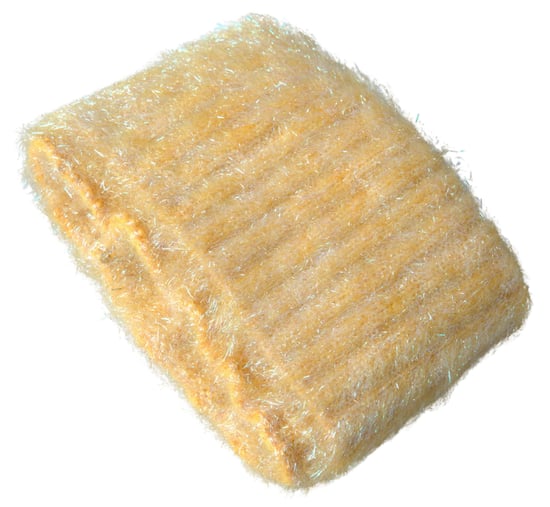 Gelber Polyester-Mohair-Faser-Halswickelschal - Image 3