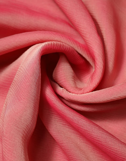 Rosa Seiderechteck Damenwickeltuch Schal - Image 4