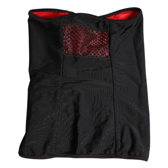 Schwarzer Nylon-Strick Nackenwärmer Balaclava Schal - Image 2