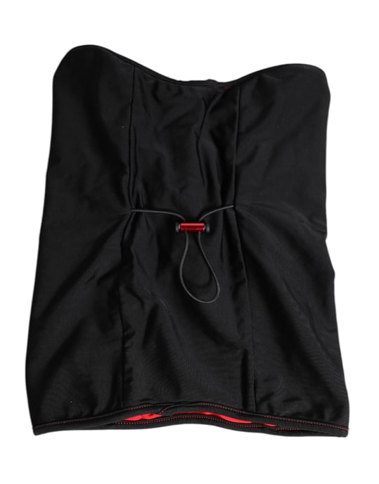 Schwarzer Nylon-Strick Nackenwärmer Balaclava Schal - Image 3