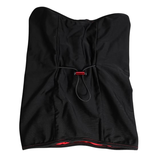 Schwarzer Nylon-Strick Nackenwärmer Balaclava Schal - Image 4
