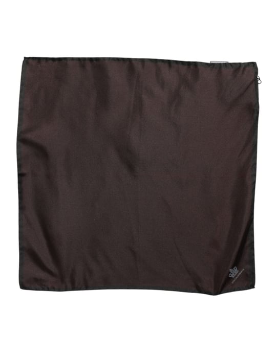 Brauner DG Crown Seidentuch Herren Schal - Image 1