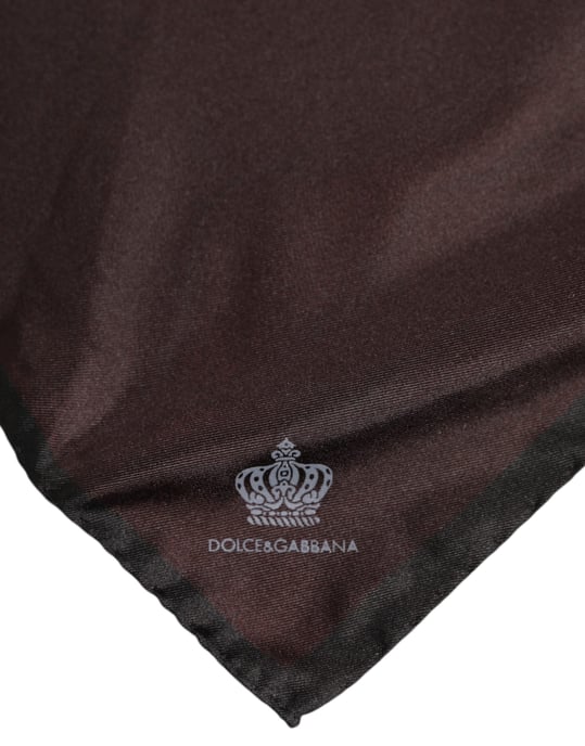 Brauner DG Crown Seidentuch Herren Schal - Image 2