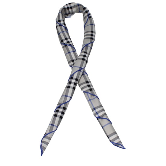 Grauer Seidenfoulard - Image 1