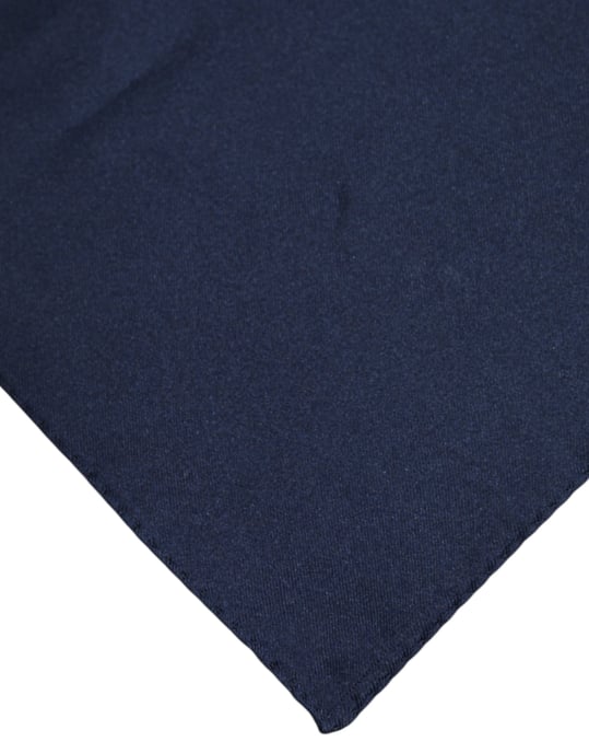 Dunkelblaues Seidenschal Herren Foulard - Image 3
