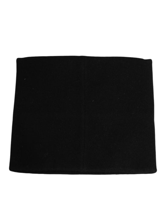 Schwarzer D&G Logo Cashmere Strickschal für Herren, Einheitsgröße - Image 2
