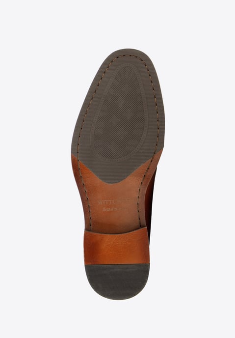 Wittchen Herren-Ankle-Boots aus Leder mit Einlegesohlen, Braun, Naturleder - Image 5