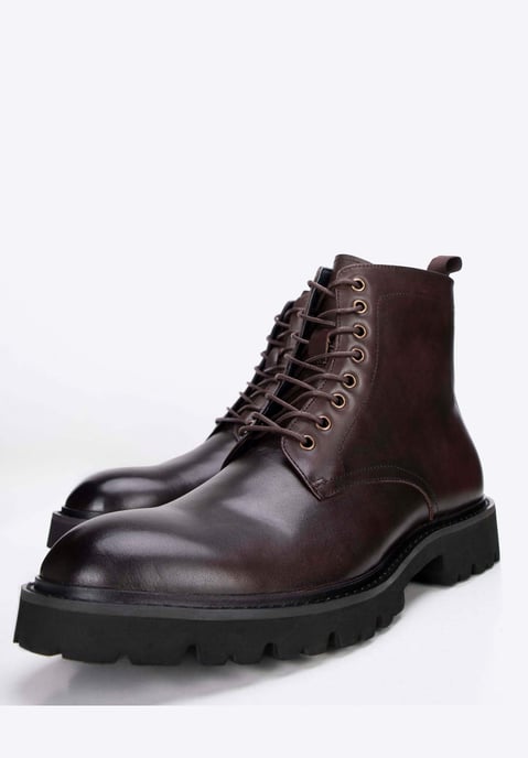 Wittchen Herren-Schnürstiefel aus braunem Naturleder - Image 5