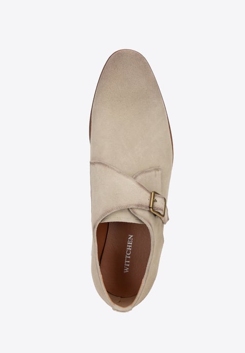 Wittchen Herren-Monk-Schuhe aus beigefarbenem Wildleder - Image 4