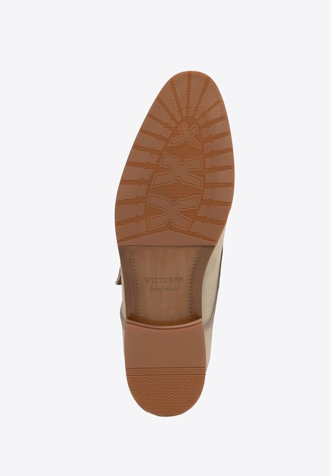 Wittchen Herren-Monk-Schuhe aus beigefarbenem Wildleder - Image 5